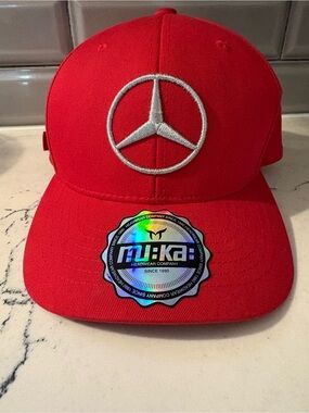 Mercedes-Benz New MUKA Car AMG German Luxury Cars Red Era Strapback Hat Cap